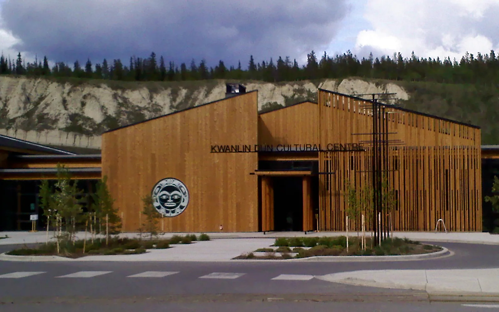 Kwanlin Dün Cultural Centre exterior in Whitehorse